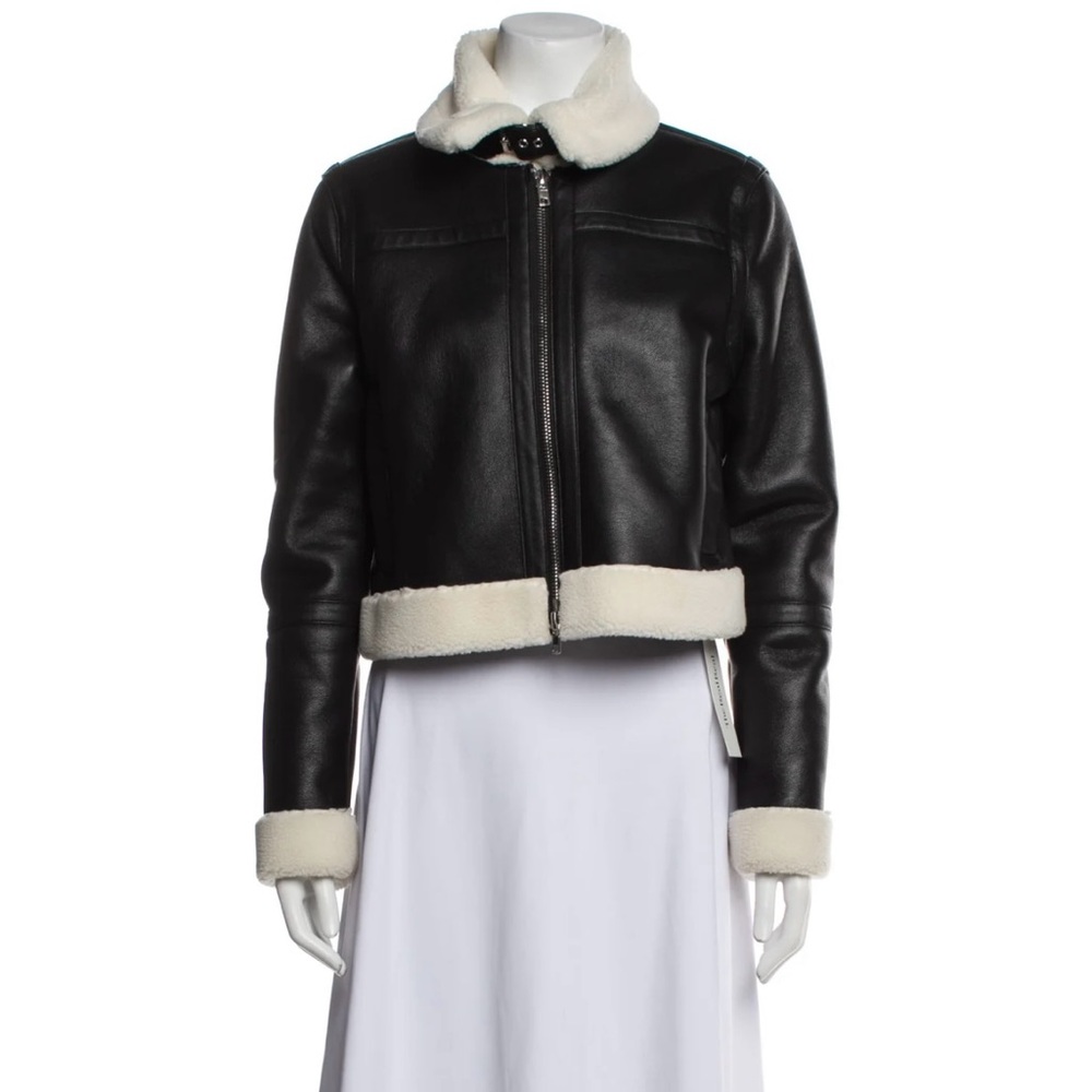 Stand Studio Leather Shearling Jacket - image 5